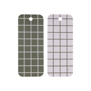 C&S -lauta vihreä/beige 18x44cm